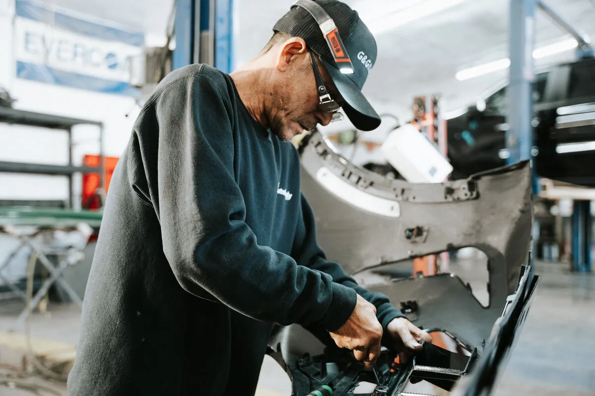 Professional vehicle masking for paint protection